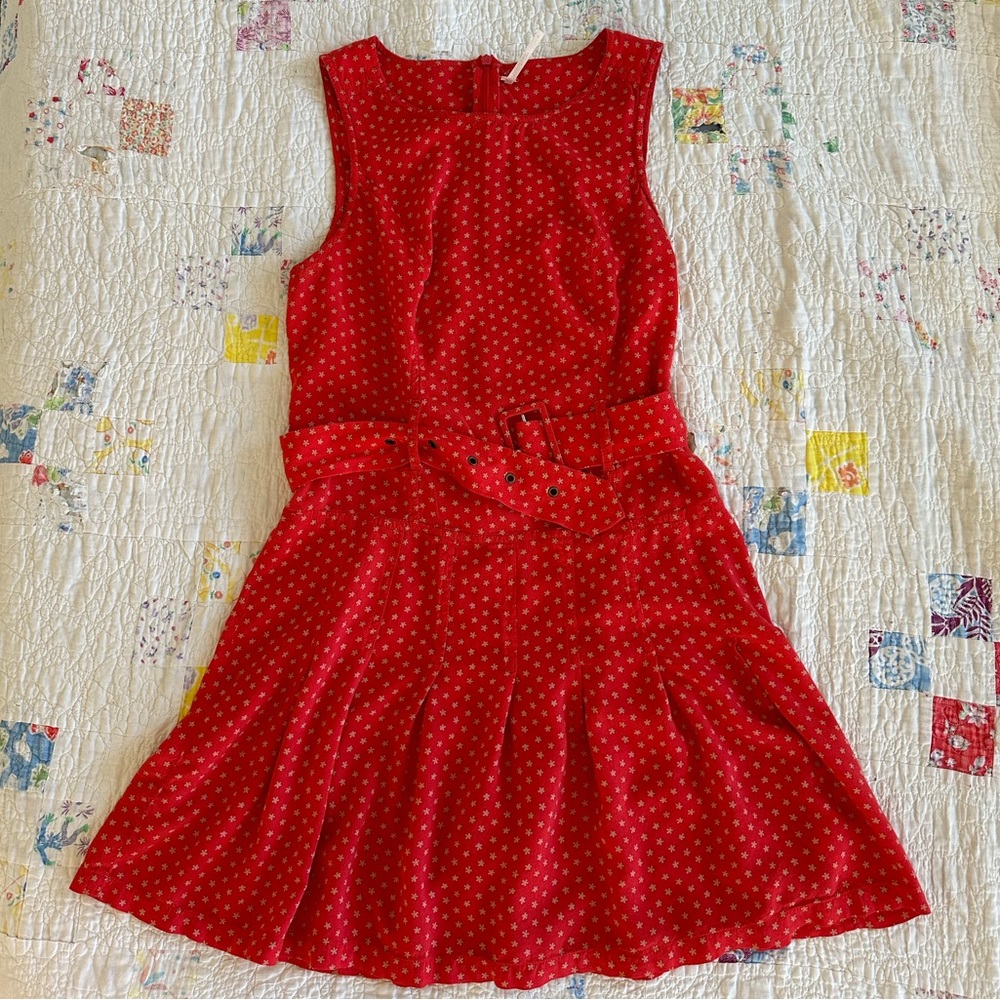 🍓Free People retro floral dress 🍓